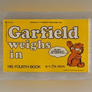 Garfield Weighs In by Jim Davis Vintage Book